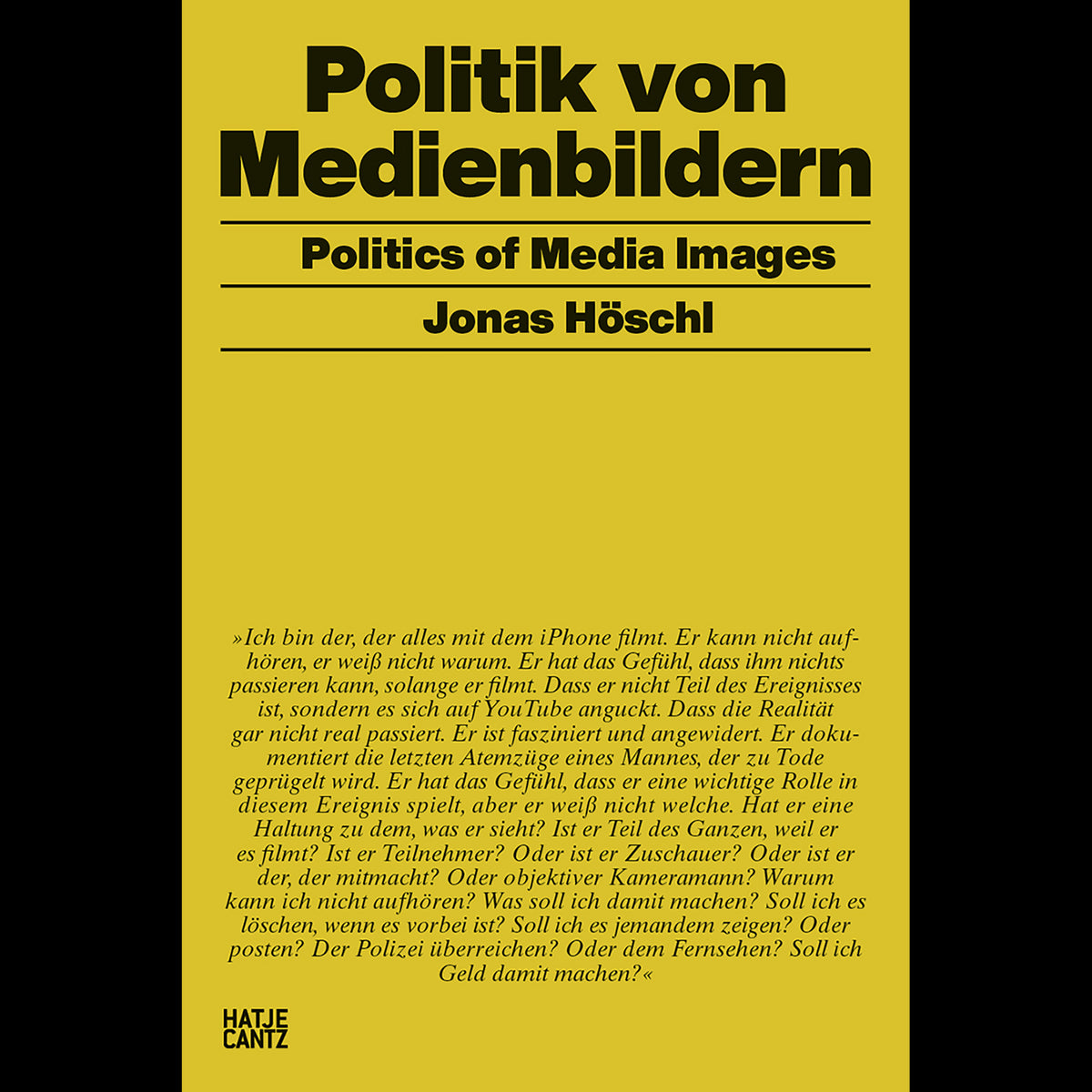 Coverbild Jonas Höschl