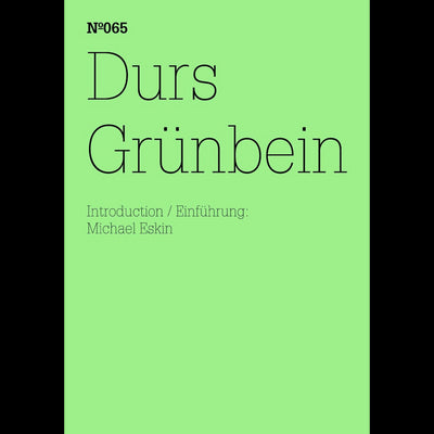 Cover Durs Grünbein