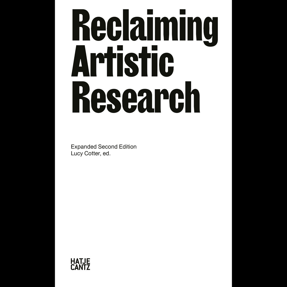 Coverbild Reclaiming Artistic Research