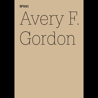 Cover Avery F. Gordon