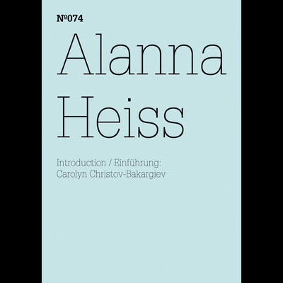 Cover Alanna Heiss