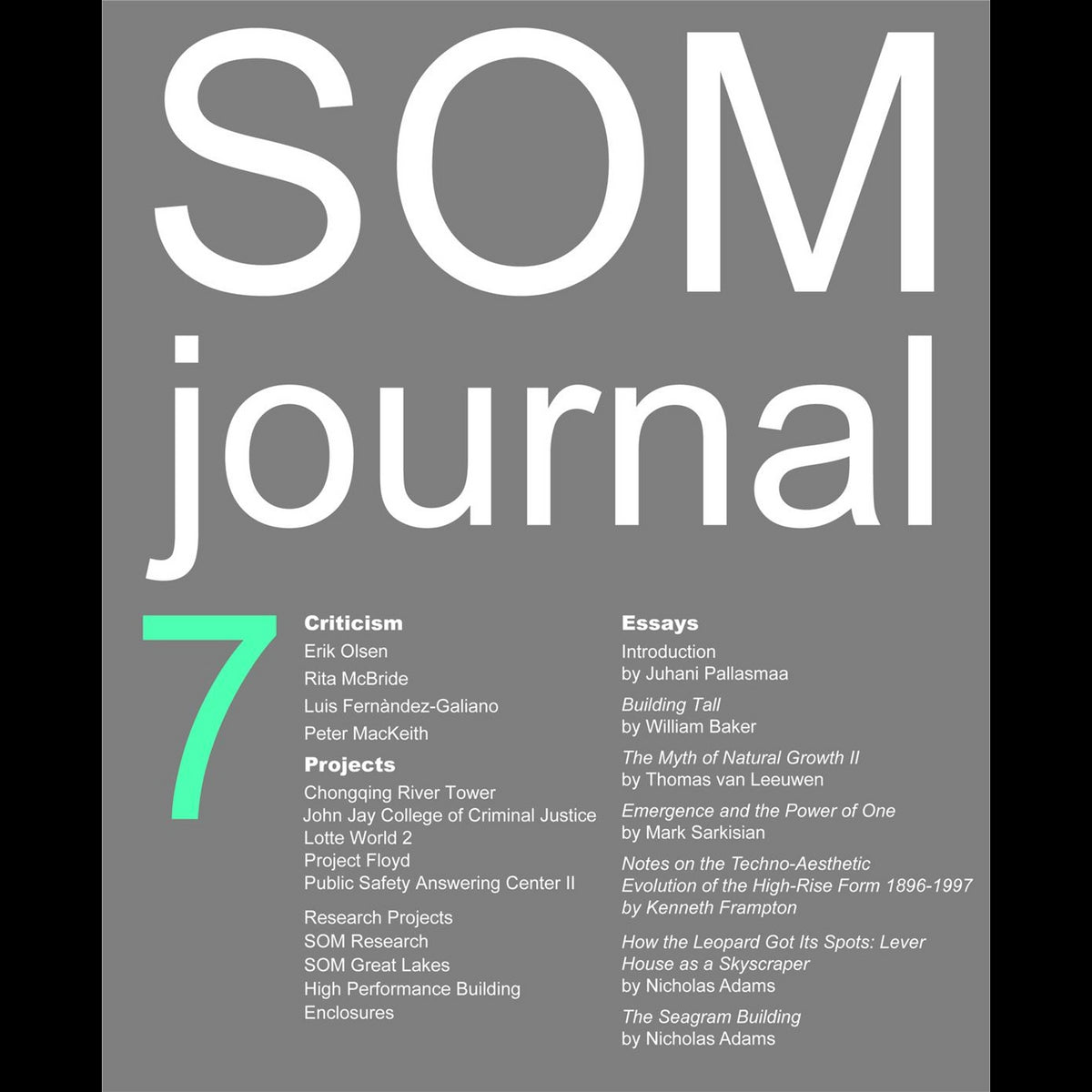 Coverbild SOM Journal 7