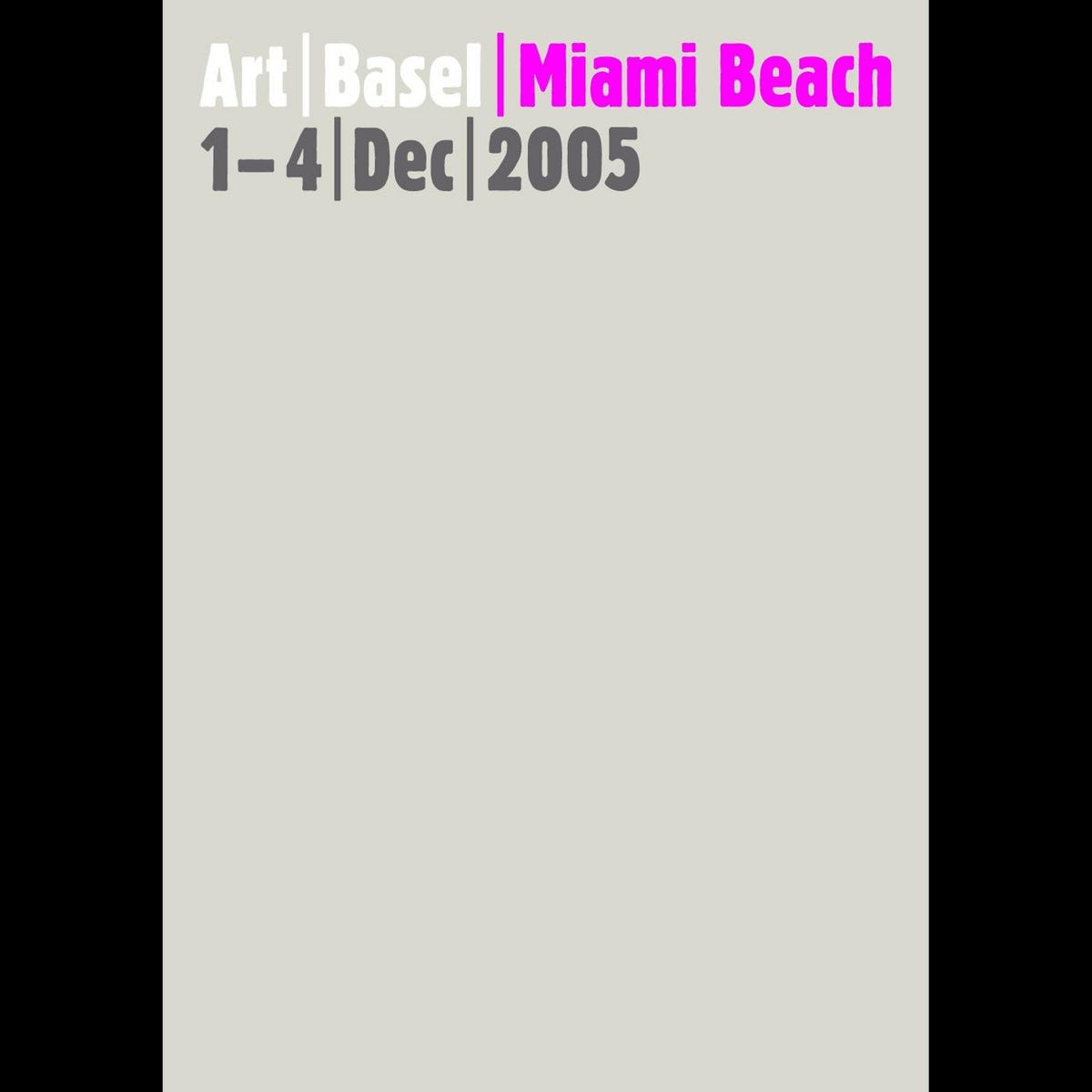 Coverbild Art Basel Miami Beach