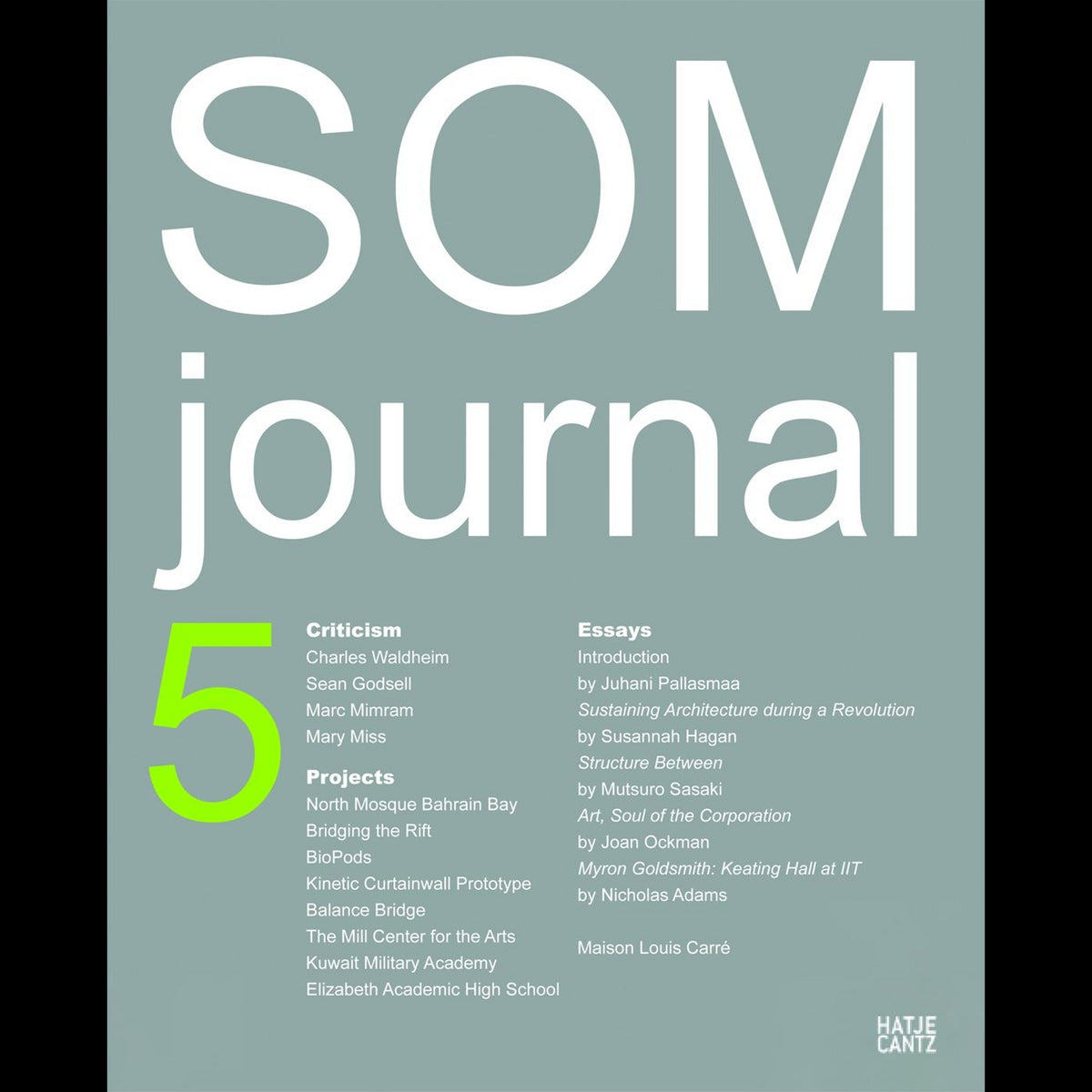Coverbild SOM journal 5