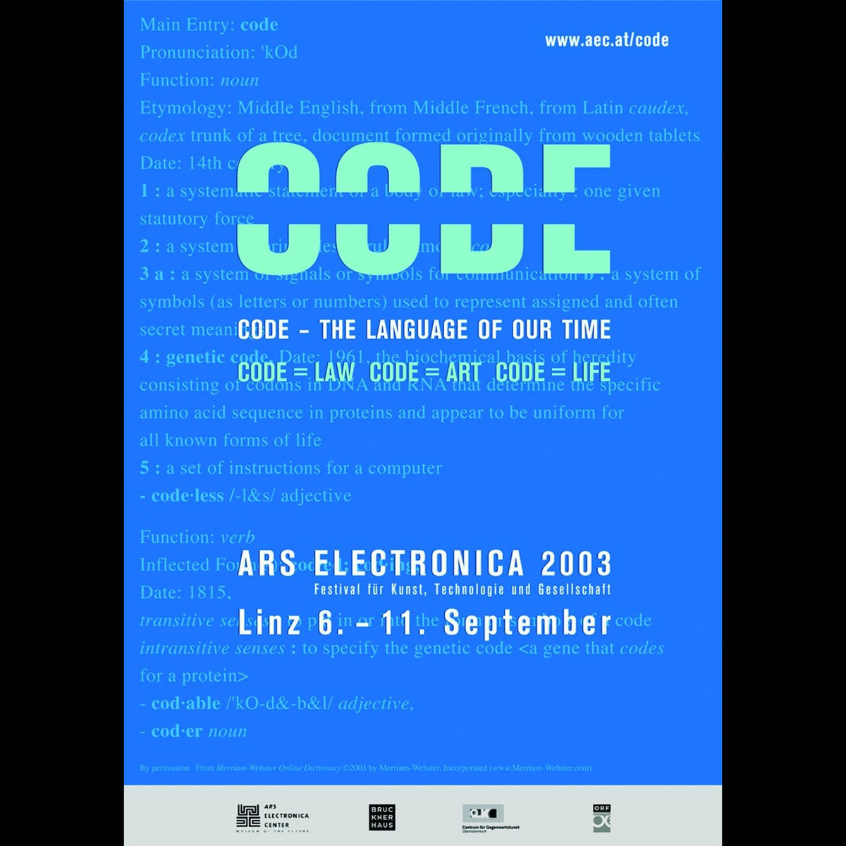 Coverbild Ars Electronica 2003