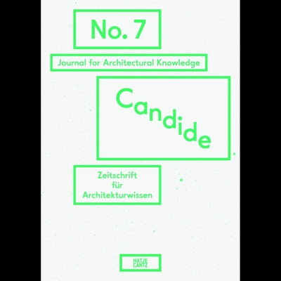 Cover Candide. Journal for Architectural Knowledge