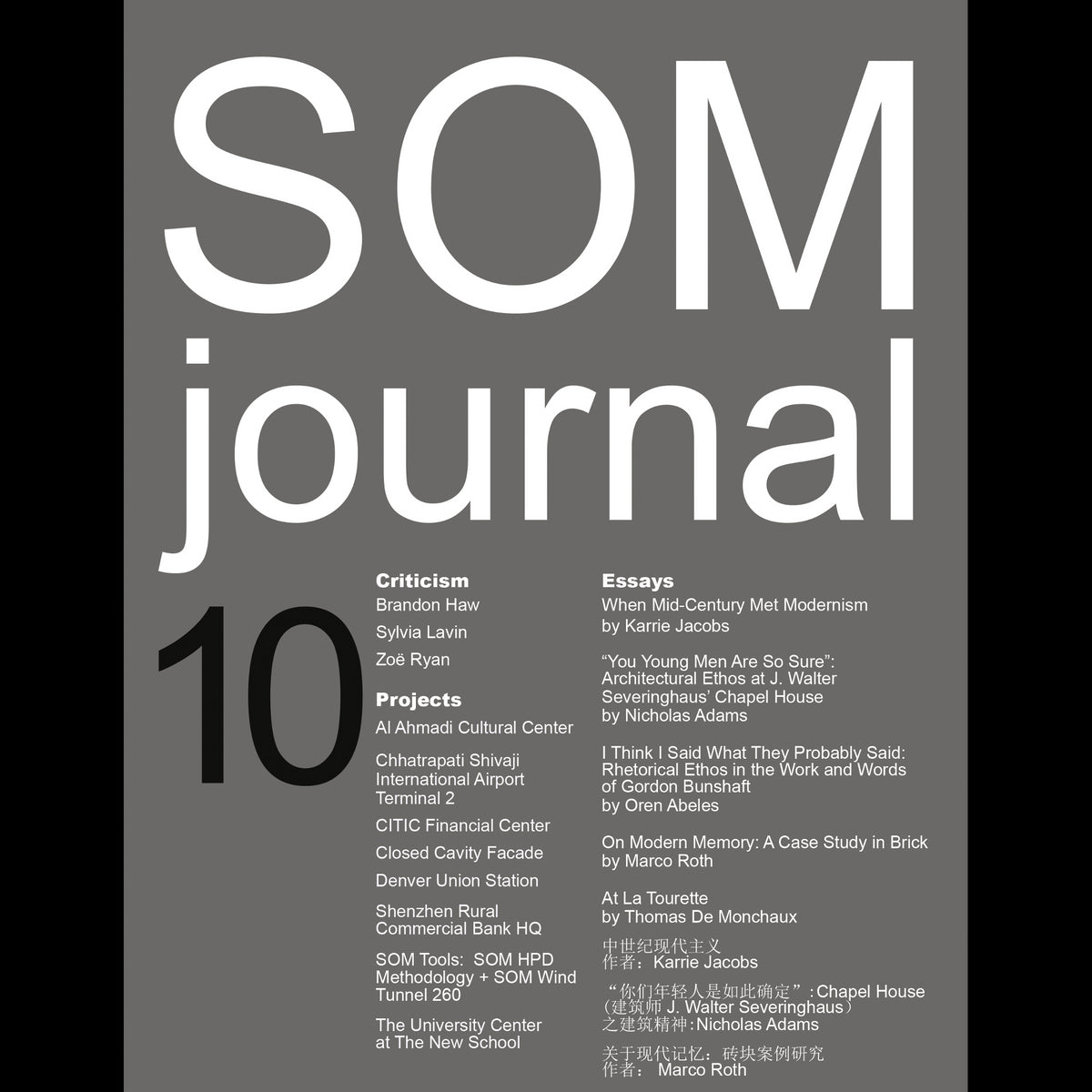 Coverbild SOM Journal 10