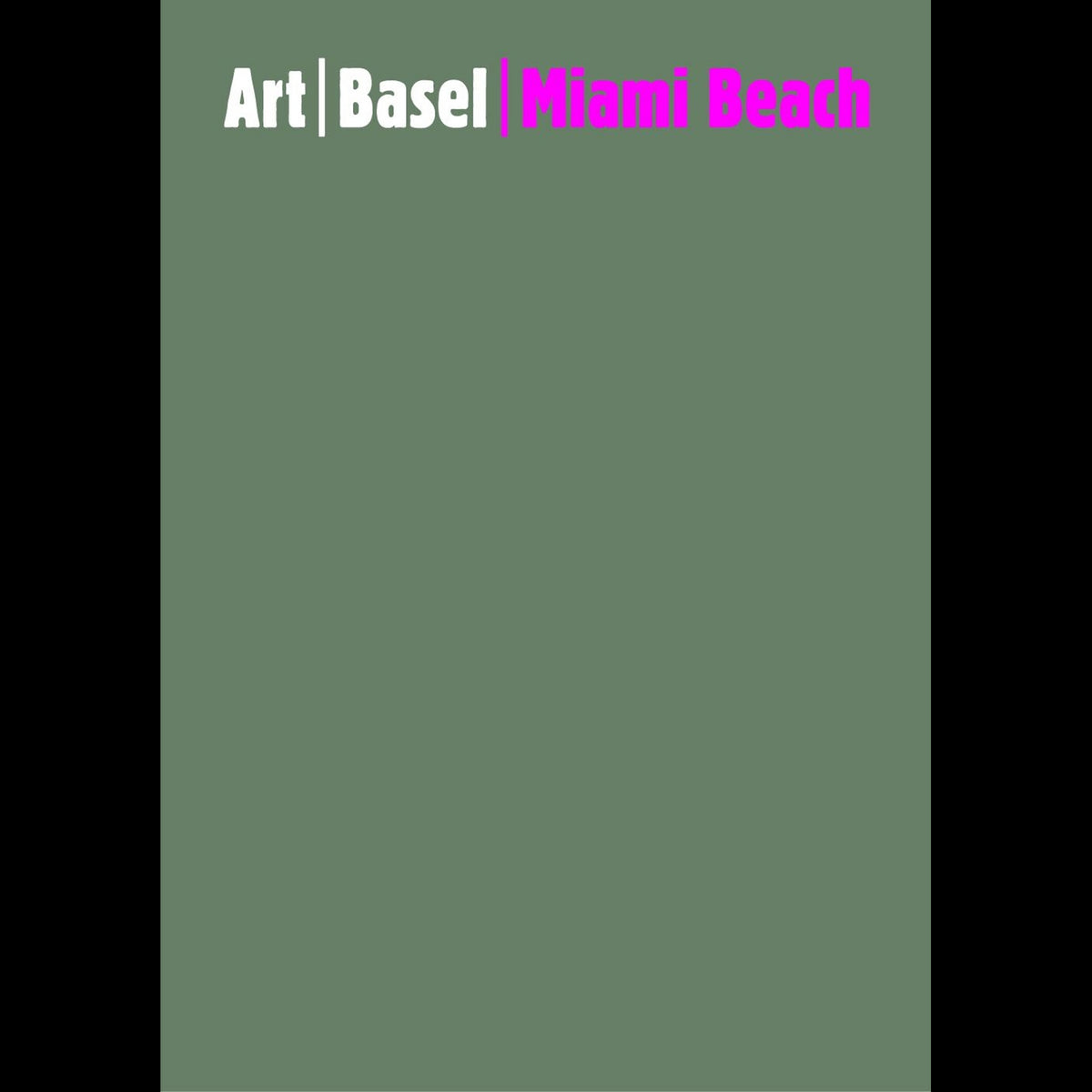 Coverbild Art Basel Miami Beach