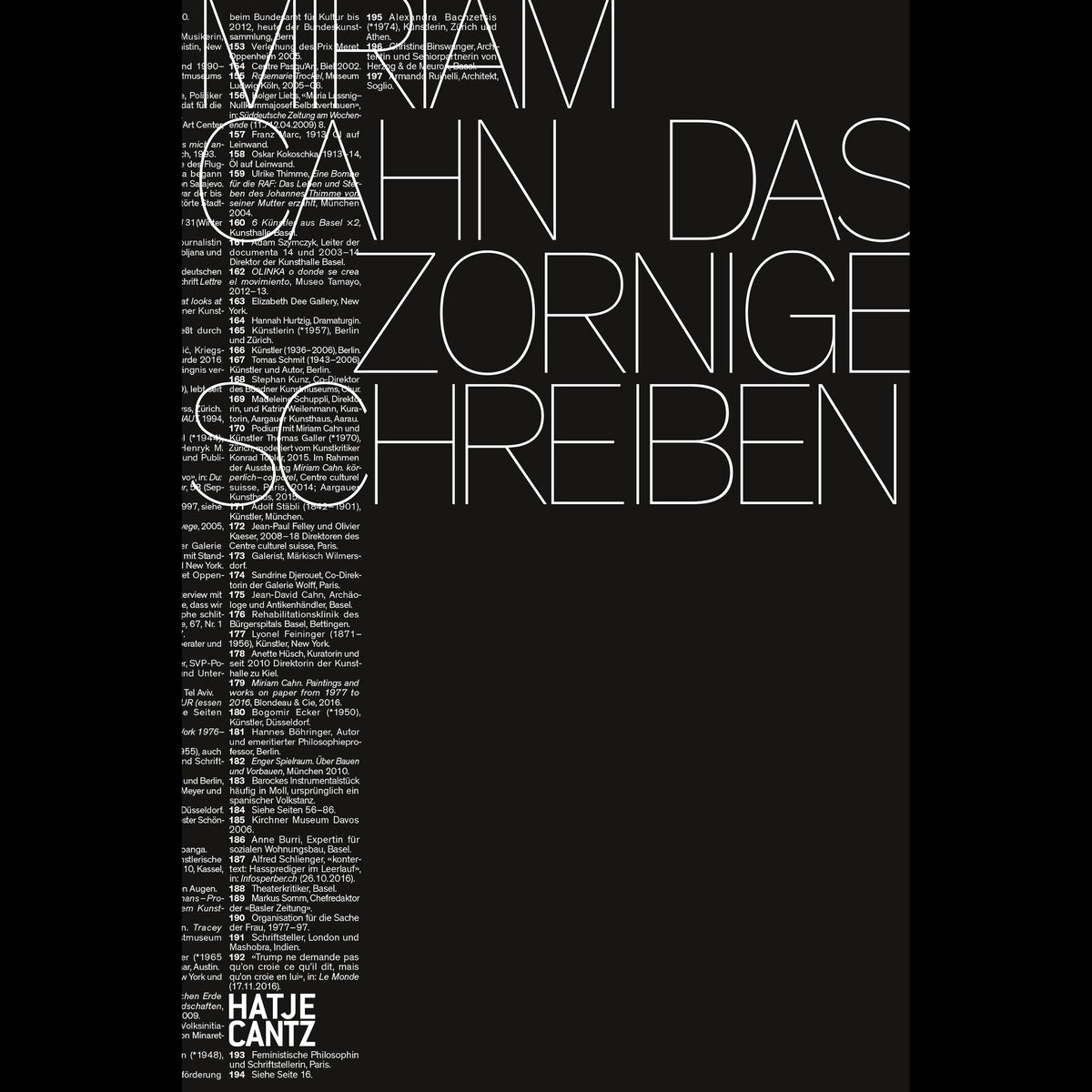 Coverbild Miriam Cahn