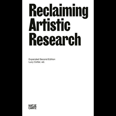 Cover Reclaiming Artistic Research