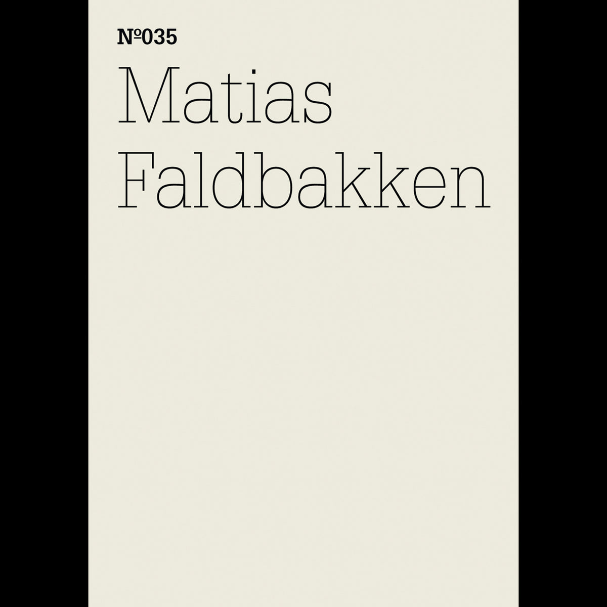 Coverbild Matias Faldbakken