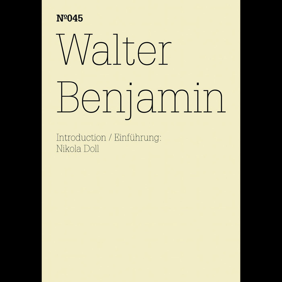 Coverbild Walter Benjamin