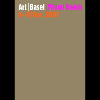 Cover Art Basel Miami Beach