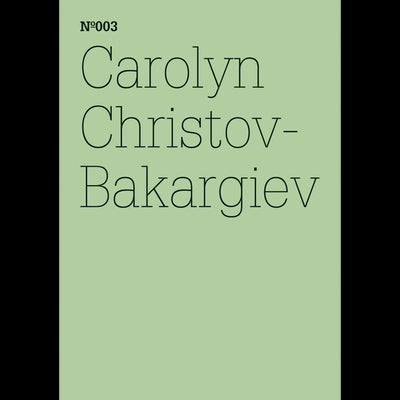 Cover Carolyn Christov-Bakargiev