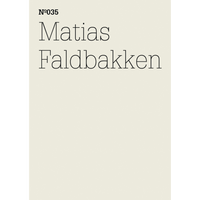 Ein cremefarbenes Cover mit schwarzer Schrift. Oben links steht Nº035, darunter der Name Matias Faldbakken.
