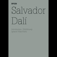Minimalistisches, grau-grünes Buchcover mit dem Titel Salvador Dalí in einer dünnen, schwarzen Schriftart. Oben steht N°039 und darunter der Name des Autors der Einführung, Ignacio Vidal-Fölch.