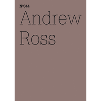 Ein mattrosa Cover mit dem Text Nº044 Andrew Ross in schwarzer Schrift.