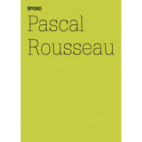 Ein lindgrünes Cover mit dem schwarzen Text Nº080, Pascal Rousseau.