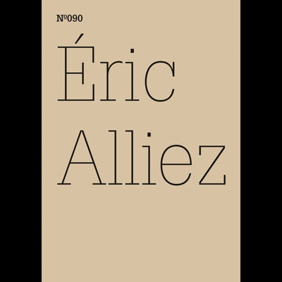 Cover Éric Alliez