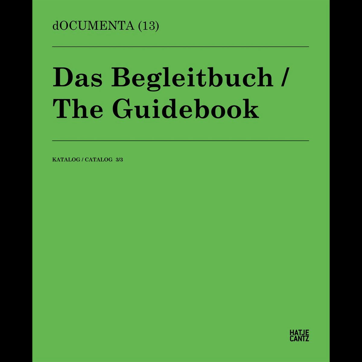 Coverbild dOCUMENTA (13)Katalog 3/3