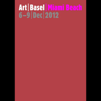 Cover Art Basel Miami Beach