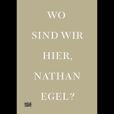 Cover Wo sind wir hier, Nathan Egel?