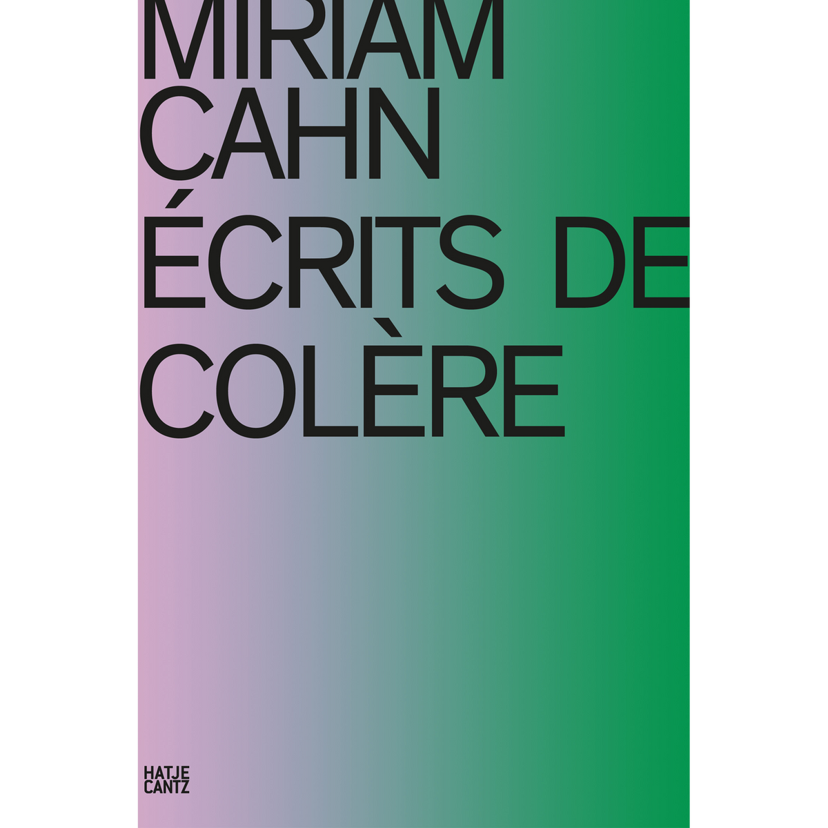 Coverbild Miriam Cahn