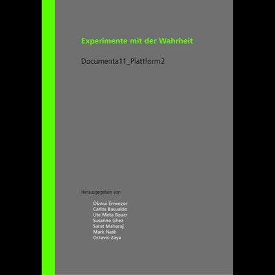 Cover Experimente mit der Wahrheit