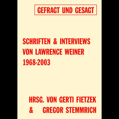 Cover Gefragt und gesagt