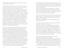 András Szántó. The Future of the Art World. 38 Dialogues