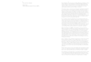 Doppelseite aus einer Publikation mit schwarzem Text auf weißem Grund. Links auf Seite 14 steht der Titel Die andere Irène Zurkinden, gefolgt vom Namen des Autors. Rechts auf Seite 15 befindet sich der Fließtext in mehreren Absätzen.