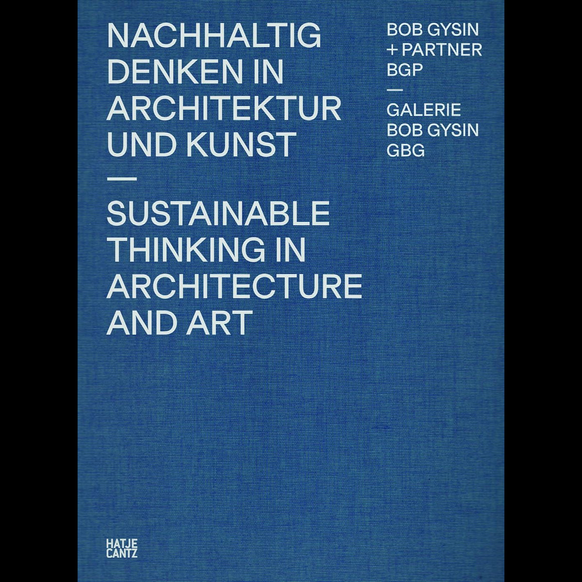 Coverbild Bob Gysin + Partner BGP Architekten