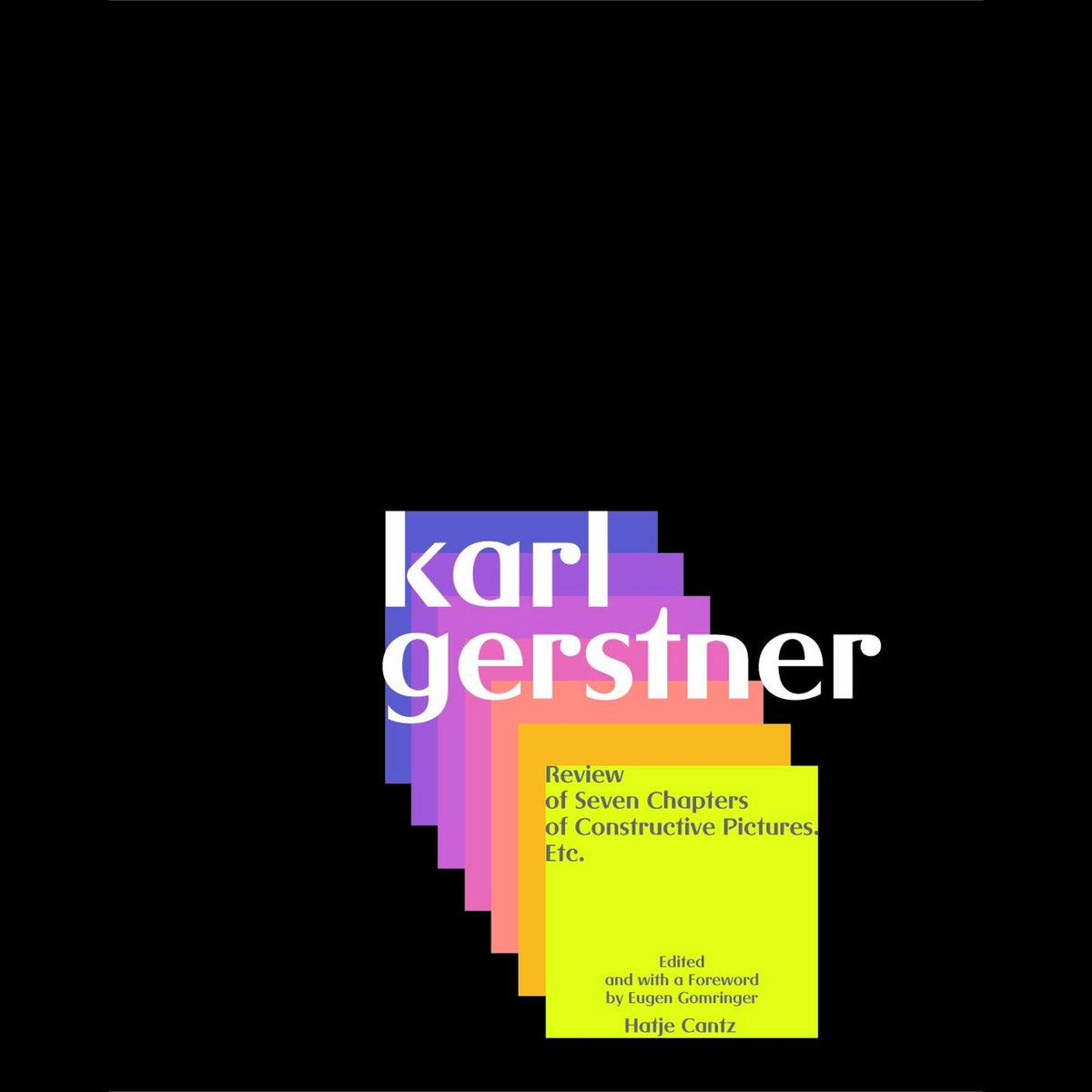 Coverbild Karl Gerstner