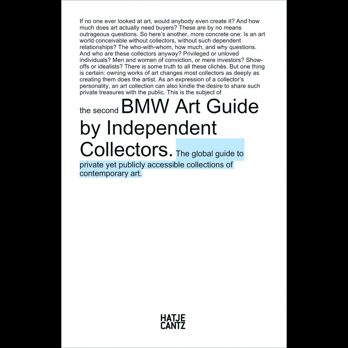 Coverbild The second BMW Art Guide by Independent Collectors