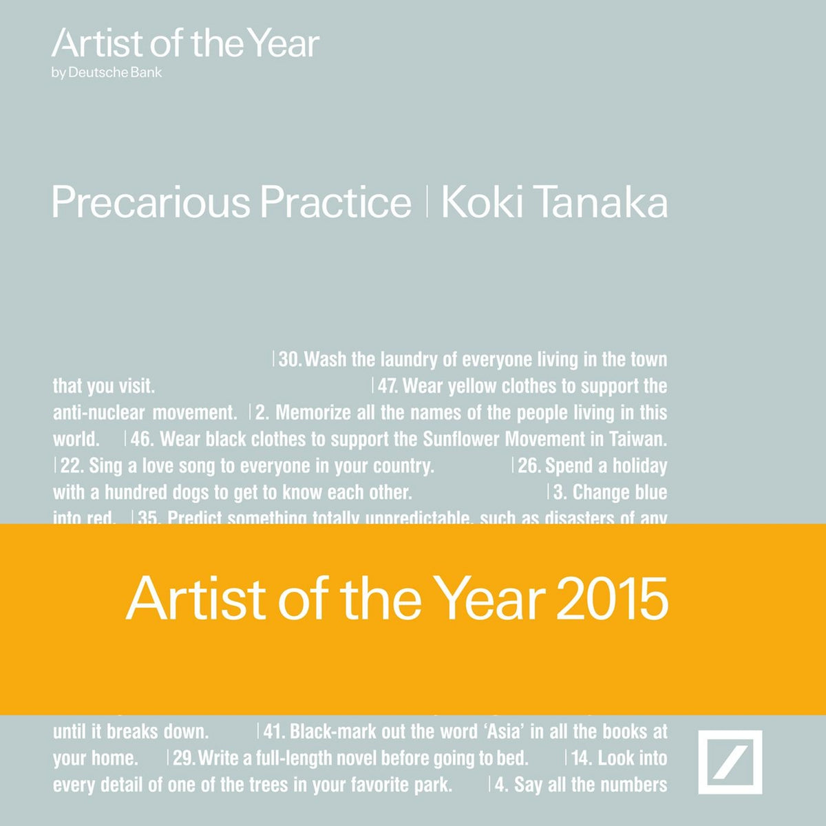 Coverbild Koki TanakaPrecarious Practice