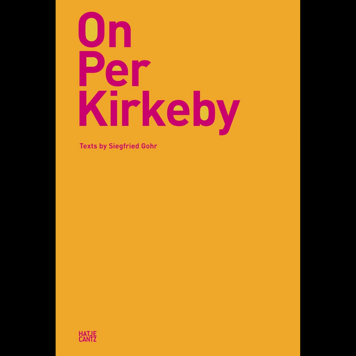 Coverbild On Per Kirkeby