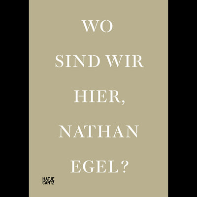Cover Wo sind wir hier, Nathan Egel?