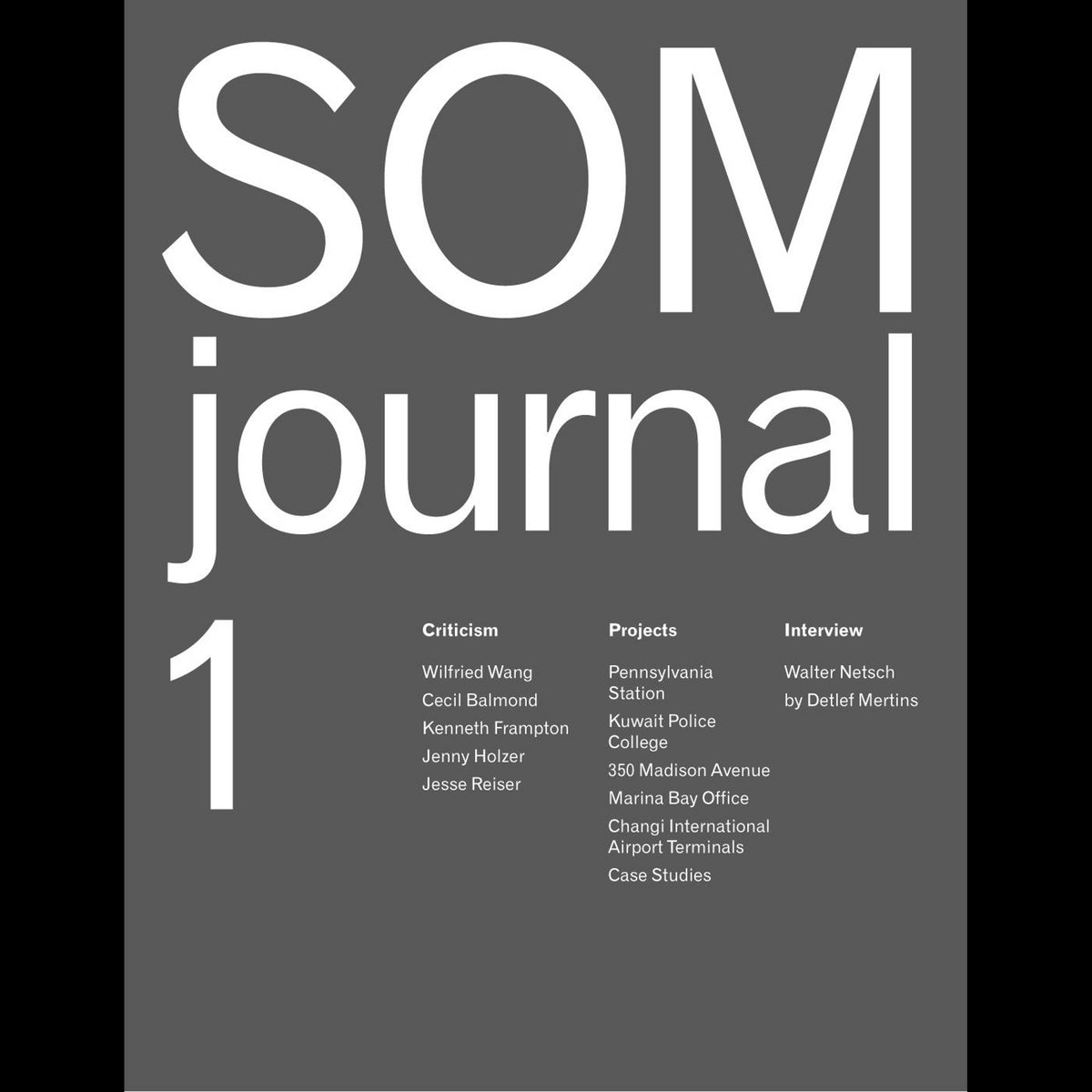 Coverbild SOM journal 1